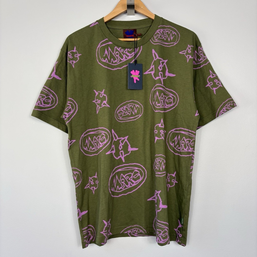 Heaven‎ by Marc Jacobs Graphic Print Spikes T-Shirt XL Crew Neck NWT Unisex